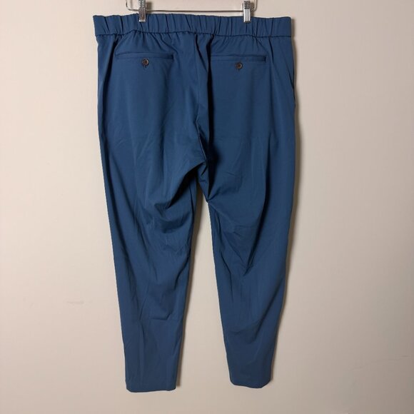 Bonobos Mens Stretch Flat Front Blue Pants - Picture 5 of 6